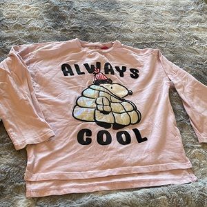 Zara girls long sleeve t-shirt